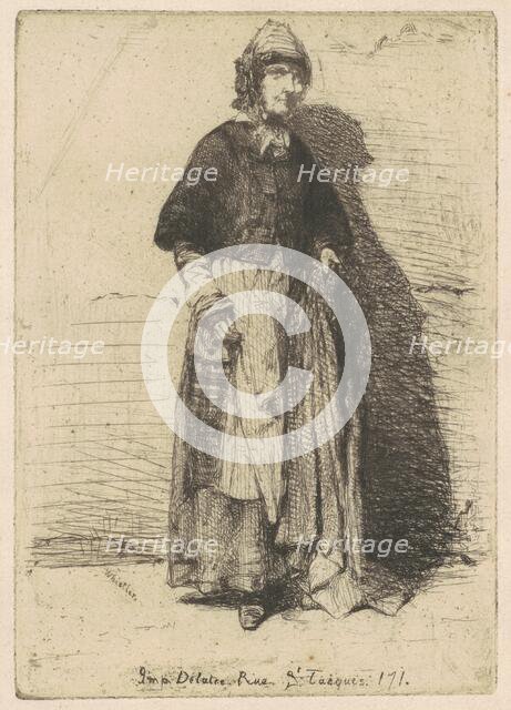 La Mère Gérard, 1858. Creator: James Abbott McNeill Whistler.