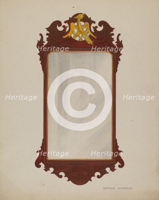 Mirror, c. 1937. Creator: Arthur Johnson.