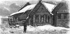 'Village-Houses in Russia; A Journey on the Volga', 1875. Creator: Nicholas Rowe.