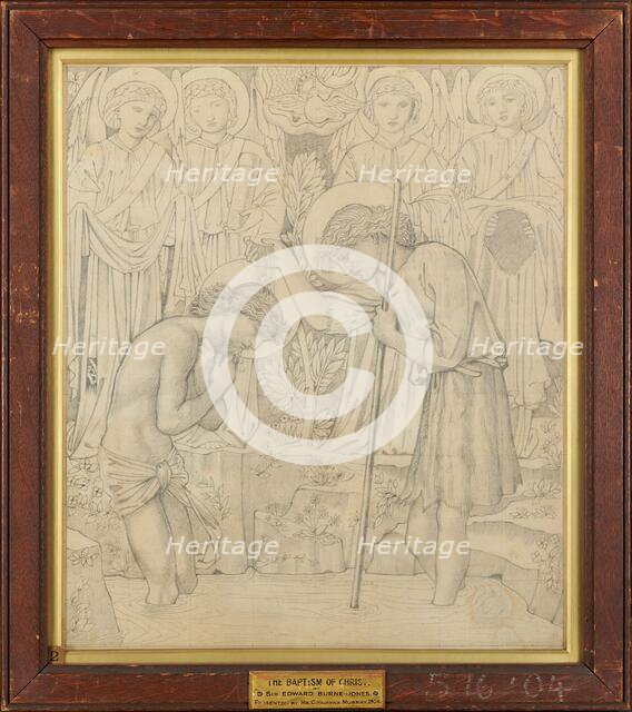 The Baptism of Christ, 1864-65. Creator: Sir Edward Coley Burne-Jones.