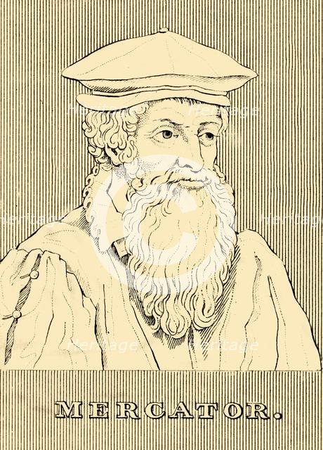 'Mercator', (1512-1594), 1830. Creator: Unknown.