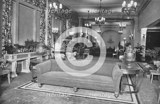 Plaisance on the balcony level, the California Theatre, San Francisco, California, 1922. Artist: Unknown.