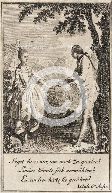 Plate 3 from The Deserter by Sedaine, 1775. Creator: Daniel Berger.