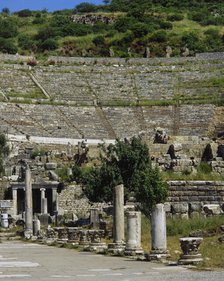Grand Theatre, Ephesus, Anatolia, Turkey, 1999.  Creator: Unknown.