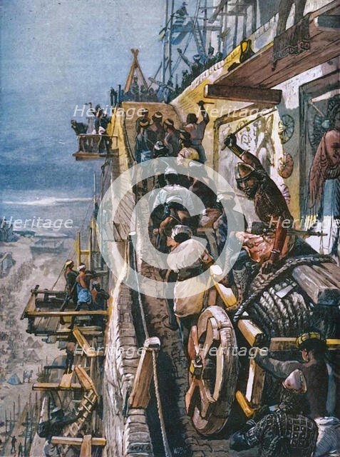 'The Building of Babel', 1890.   Creator: Unknown.