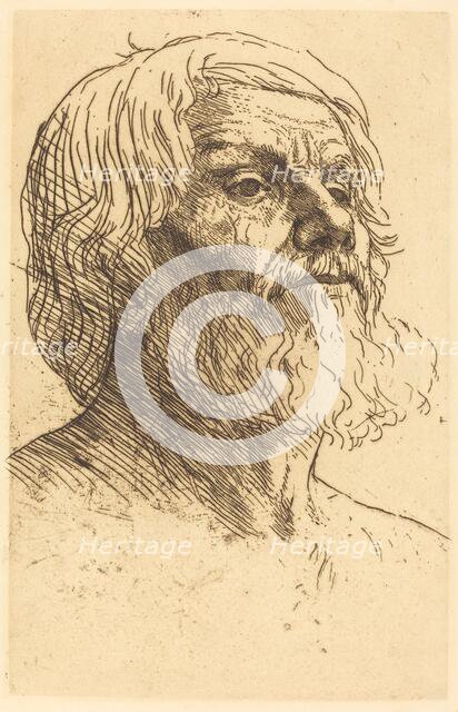 Head of a Man (Tete d'homme). Creator: Alphonse Legros.