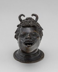 Lamp in the Form of a Satyr's Head, early 16th century. Creator: Unknown.