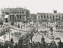 'The Great Square on a Fete Day', Montevideo, Uruguay, 1895.  Creator: Unknown.