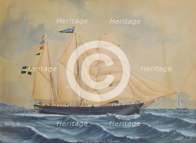 Alfhild of Gavle, 1889. Creator: Lars Petter Sjostrom.