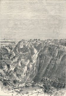 Kimberley: appearance of the diamond mine in 1880, 1896. Artist: Unknown