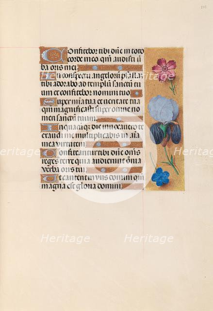 Hours of Queen Isabella the Catholic, Queen of Spain: Fol. 223r, c. 1500. Creator: Master of the First Prayerbook of Maximillian (Flemish, c. 1444-1519); Associates, and.