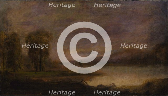 Landscape with Lake, 1864. Creator: Robert Seldon Duncanson.