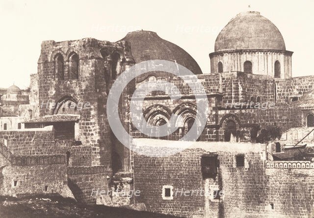 Jérusalem, Saint Sépulcre, vue générale, 2, 1854. Creator: Auguste Salzmann.