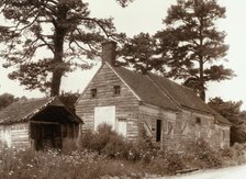 Drummond Mill, store, and cabin, Lee Mont vicinity, Accomac County, Virginia, between 1930 and 1939. Creator: Frances Benjamin Johnston.