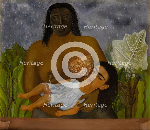 My Nurse and I (Mi Nana y Yo), 1937. Creator: Frida Kahlo.