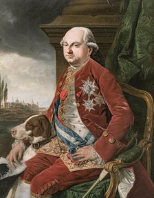 Portrait of King Ferdinand IV of Naples and Sicily (1751-1825), 1778-1779. Creator: Zoffani, Johann (1733-1810).