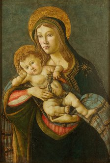 The Virgin and the Child with the Crown of Thorns and Three Nails, 1477. Creator: Botticelli, Sandro (1445-1510).