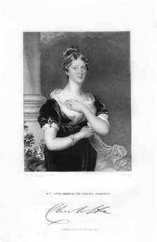 Princess Charlotte, 19th century.Artist: W Fry