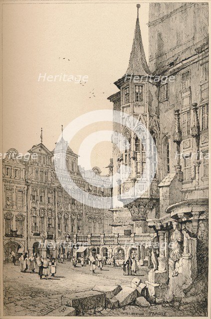 'Prague', c1820 (1915). Artist: Samuel Prout.