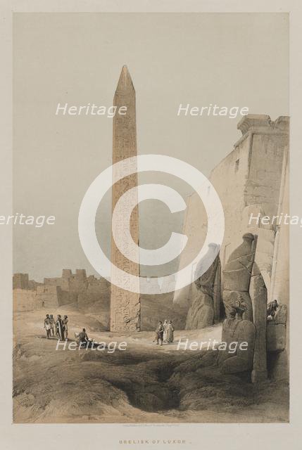 Egypt and Nubia, Volume I: Luxor, 1846. Creator: Louis Haghe (British, 1806-1885); F.G.Moon, 20 Threadneedle Street, London.