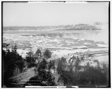Horseshoe Falls from Goat Island, Niagara, N.Y., between 1890 and 1901. Creator: Unknown.