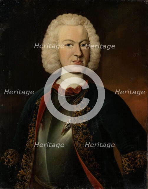 Portrait of Hieronymus Georg von Holzhausen (1726-1755), c1740-1750. Creator: German Master.