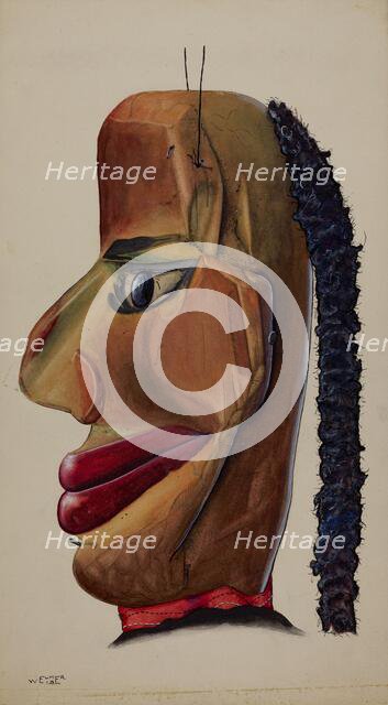 Marionette (Detail), c. 1937. Creator: Elmer Weise.