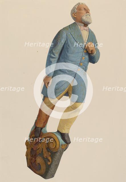 Figurehead, 1935/1942. Creator: Unknown.