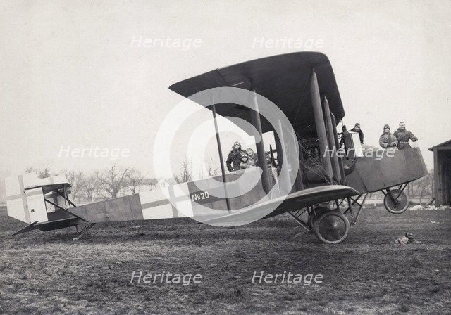 German Friedrichshafen G III bomber, Ljungbyhed airfield, Sweden, 1919. Artist: Unknown