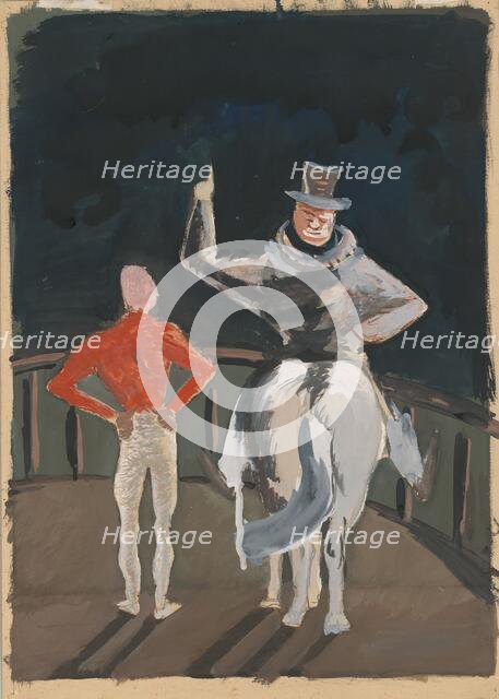 Circus motif, 1936-1937. Creator: Cyprian Majernik.