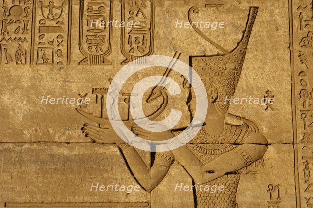 Roman Birth House of Mammisi, Temple complex, Dendera, Egypt, 68-117 AD.  Creator: Unknown.