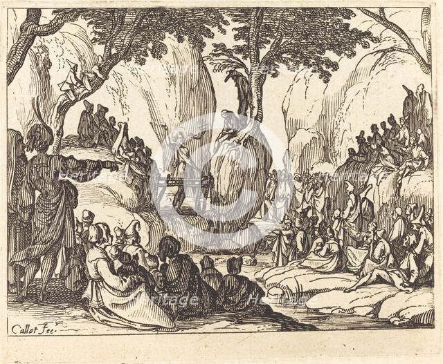 Saint John Preaching in the Desert. Creator: Jacques Callot.