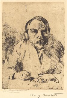 Selbstbildnis (Self-Portrait), 1912. Creator: Lovis Corinth.