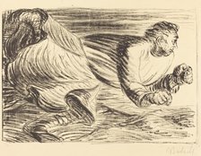 The Raging Barbarian, c. 1916/1917. Creator: Ernst Barlach.