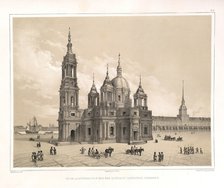 View of the Saint Isaac's Cathedral at the Time of Catherine II (From: The Construction of the Saint Isaac's Cathedral), 1845. Artist: Montferrand, Auguste, de (1786-1858)