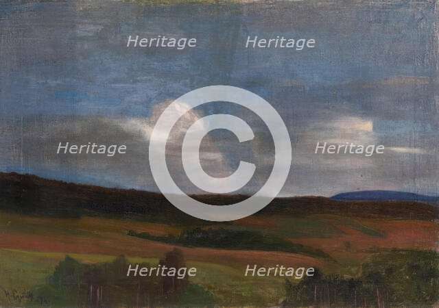 Thunder Clouds, 1896. Creator: Halfdan Egedius.