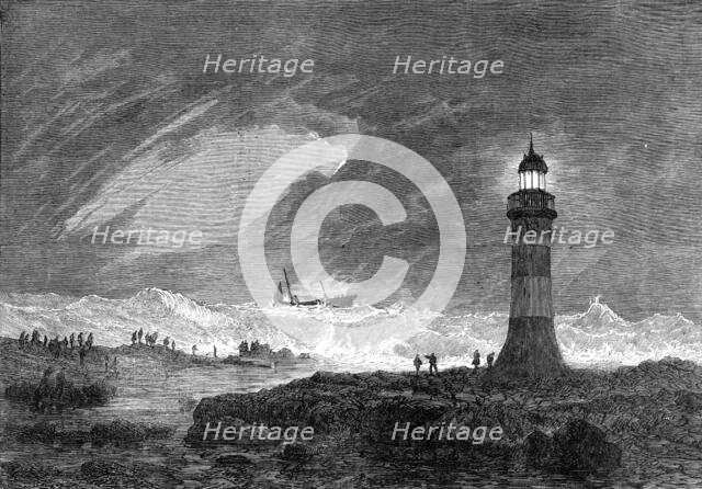 Wreck of the mail-steamer Athens in Table Bay, Cape of Good Hope, 1865. Creator: Unknown.