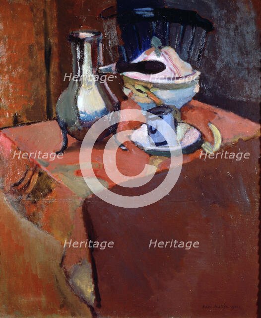 'Crockery on a Table', 1900.  Creator: Henri Matisse.
