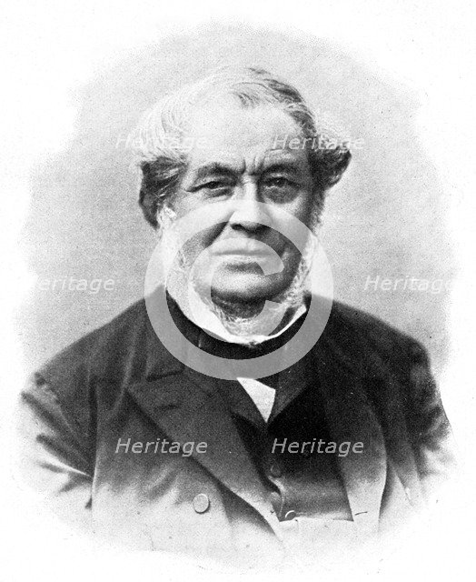 Robert Wilhelm Bunsen, 19th century German chemist, (1900). Artist: Unknown