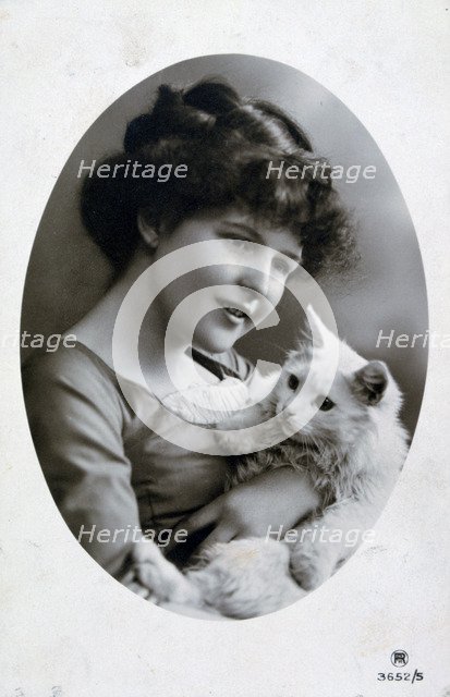 Vintage French postcard, c1900. Artist: Unknown