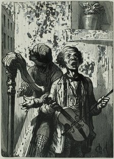 The Street Singers, 1862. Creator: Charles Maurand.