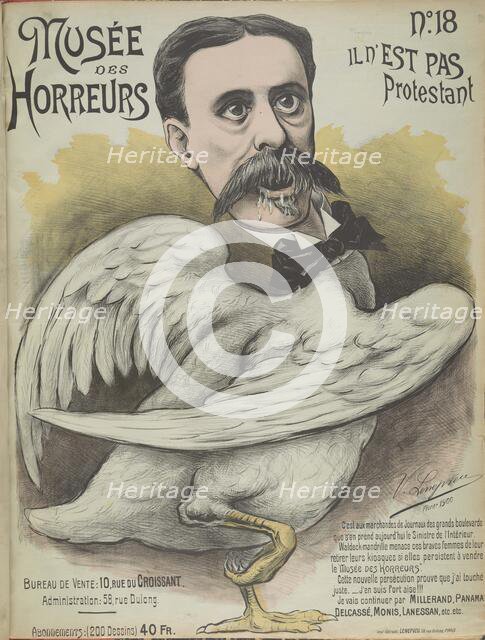 Musée des Horreurs (Gallery of Horrors): Ludovic Trarieux, 1899. Creator: Lenepveu, Victor (active End of 19th century).