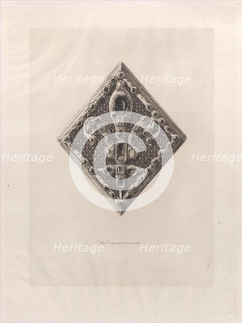 Clip for Saint Louis' Royal Coat, 1864. Creator: Jules-Ferdinand Jacquemart.