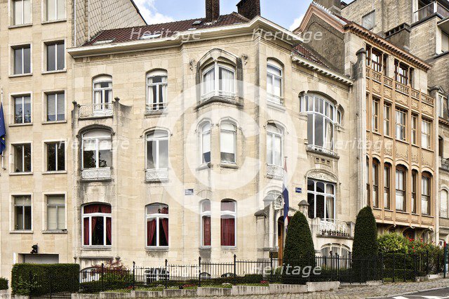 Hotel van Eetvelde, 2 Av. Palmerston, Brussels, Belgium, (1898), c2014-2017. Artist: Alan John Ainsworth.