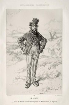 Le Lundi. Creator: Paul Gavarni (French, 1804-1866).