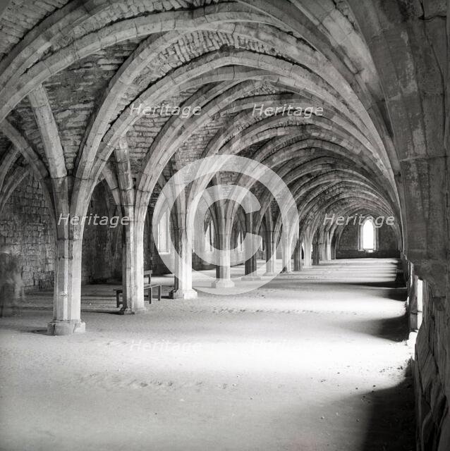 The Cellarium, Fountains Abbey, Yorkshire, c1955.  Creator: Arthur Charles Kirby Ware.