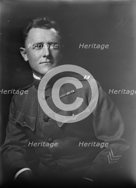 Captain Macombe, portrait photograph, 1919 Oct. 4. Creator: Arnold Genthe.