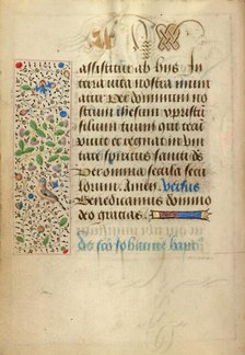 Decorated Text Page; Prayer Book of Charles the Bold, 1469. Creator: Nicolas Spierinc.