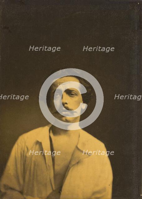 Extreme pain, the head of Christ (left); Memory of love or ecstatic gaze (right), 1854-1856. Creator: Duchenne de Boulogne.