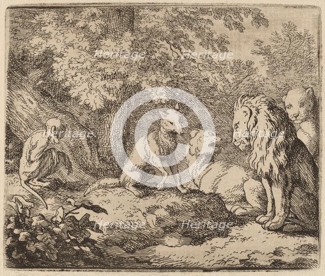 Reynard Tells a Story of Hidden Treasure, probably c. 1645/1656. Creator: Allart van Everdingen.